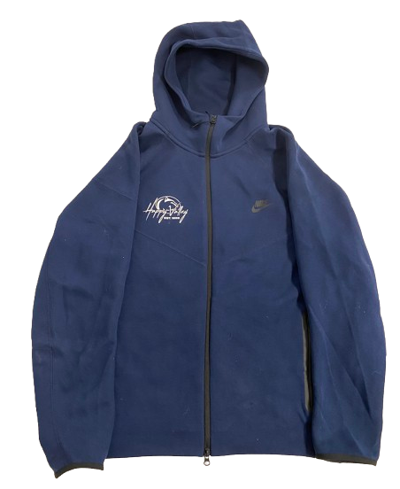 T.A. Cunningham Penn State Football Player Exclusive "HAPPY VALLEY" Nike Tech Fleece Jacket (Size XXL)