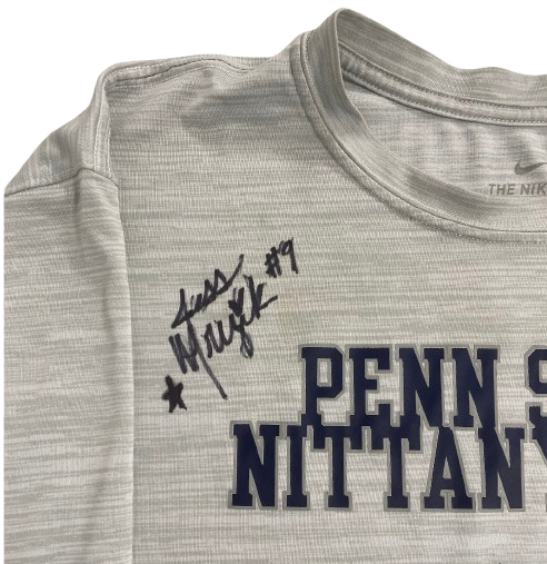 Jess Mruzik Penn State Volleyball SIGNED Team Issued Workout Shirt (Size XL)