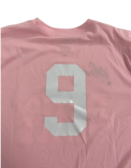 Jess Mruzik Penn State Volleyball SIGNED Player Exclusive "2024 NATIONAL CHAMPIONSHIP" Pre-Game Warm-Up Long Sleeve Shirt with Number on Back (Size XL)