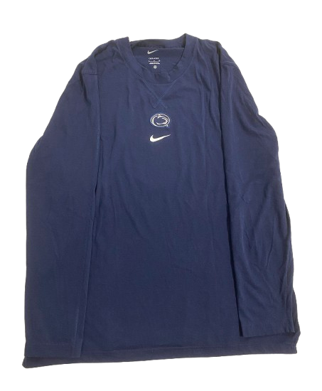 Jess Mruzik Penn State Volleyball SIGNED Player Exclusive Pre-Game Warm-Up Long Sleeve Shirt with Name & Number on Back (Size XL)