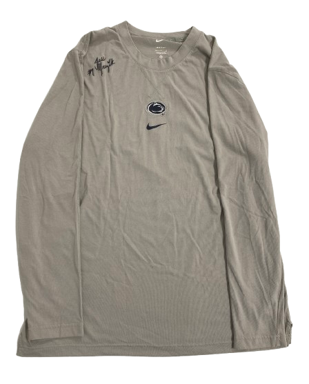 Jess Mruzik Penn State Volleyball SIGNED Player Exclusive Pre-Game Warm-Up Long Sleeve Shirt with Name & Number on Back (Size XL)
