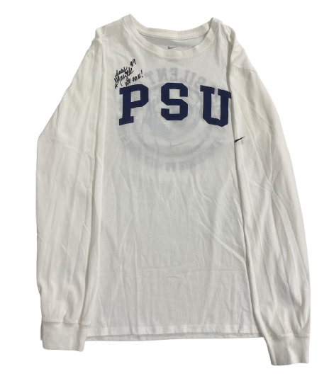 Jess Mruzik Penn State Volleyball SIGNED Player Exclusive Long Sleeve Shirt (Size XL)