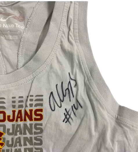 Ally Batenhorst USC Volleyball SIGNED Team Issued Workout Tank (Size Women&