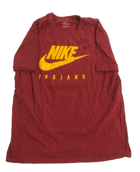 Ally Batenhorst USC Volleyball SIGNED Team Issued Workout Shirt (Size L)