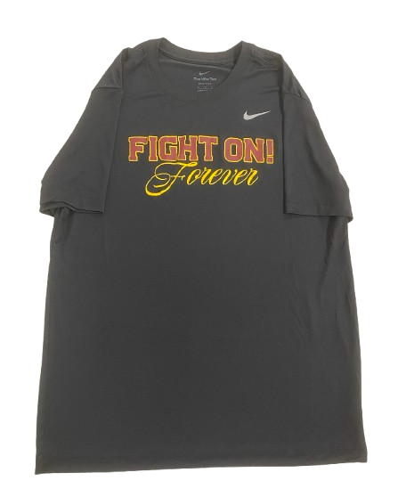 Ally Batenhorst USC Volleyball Player Exclusive "FIGHT ON FOREVER" Workout Shirt (Size L)