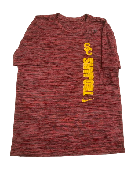 Ally Batenhorst USC Volleyball SIGNED Team Issued Workout Shirt (Size L)