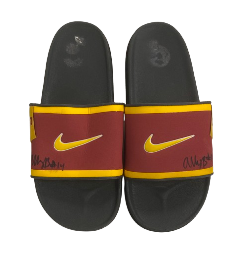 Ally Batenhorst USC Volleyball SIGNED Team Issued Slides (Size 11)