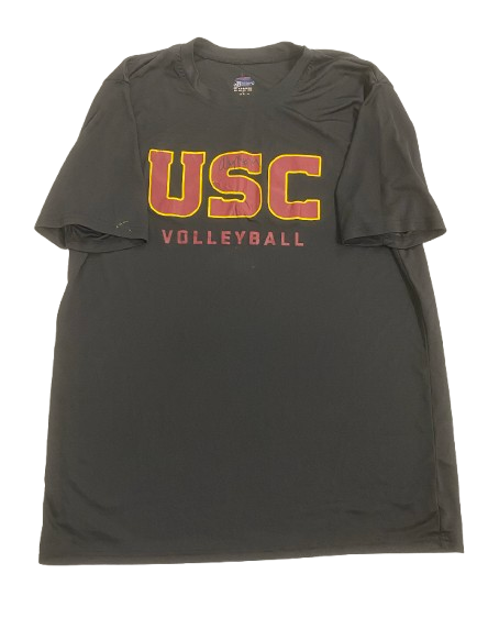 Ally Batenhorst USC Volleyball SIGNED Player Exclusive Workout Shirt (Size XL)