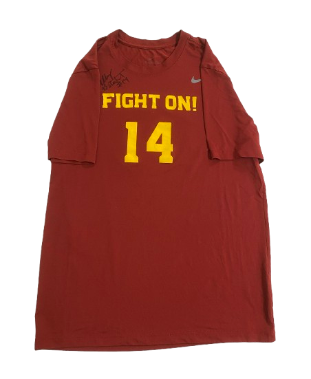 Ally Batenhorst USC Volleyball SIGNED Player Exclusive Practice Shirt with 