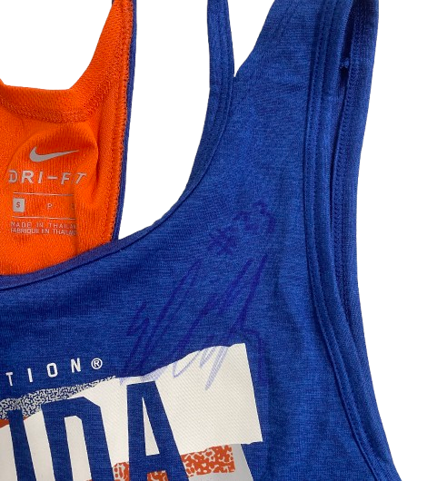 Elli McKissock Florida Volleyball SIGNED Team Issued Workout Tank (Size S)