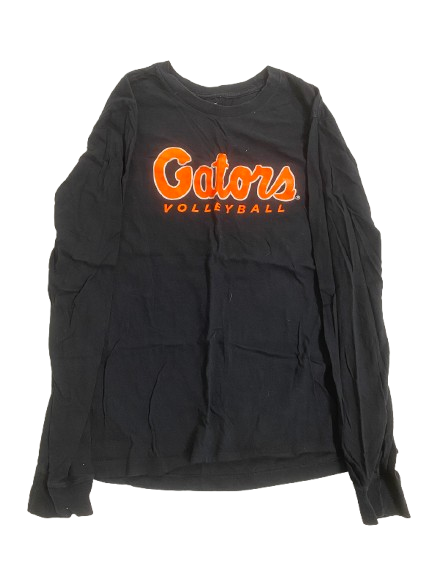 Elli McKissock Florida Volleyball Player Exclusive Long Sleeve Shirt (Size M)