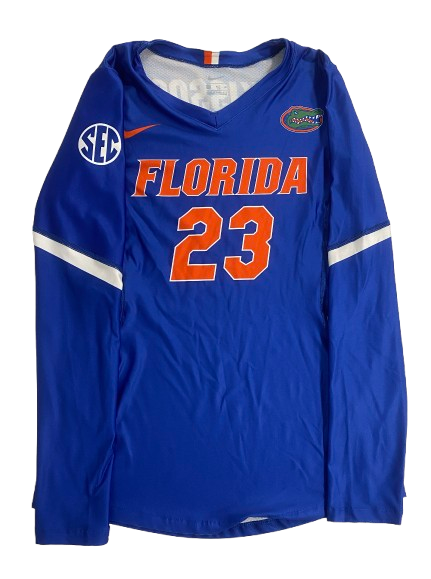 Elli McKissock Florida Volleyball SIGNED Game Worn Jersey (Size S)