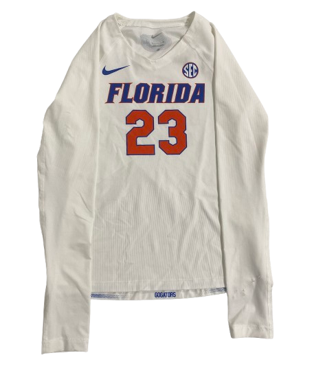 Elli McKissock Florida Volleyball SIGNED Game Worn Jersey (Size S)