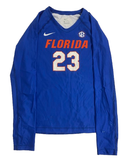 Elli McKissock Florida Volleyball SIGNED Game Worn Jersey (Size S)