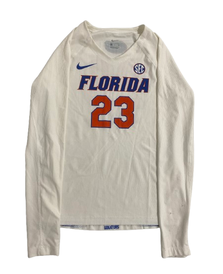Elli McKissock Florida Volleyball SIGNED Game Worn Jersey (Size S)