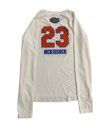 Elli McKissock Florida Volleyball SIGNED Game Worn Jersey (Size S)
