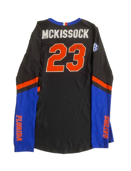 Elli McKissock Florida Volleyball SIGNED Game Worn Jersey (Size S)