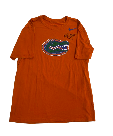 Elli McKissock Florida Volleyball SIGNED Team Issued Workout Shirt (Size M)