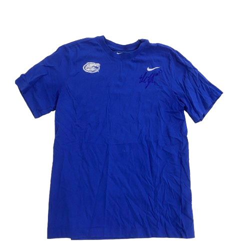 Elli McKissock Florida Volleyball SIGNED Team Issued Workout Shirt (Size M)
