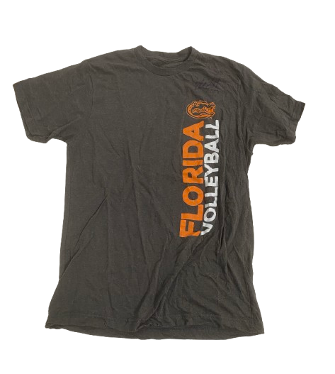 Elli McKissock Florida Volleyball SIGNED Player Exclusive Workout Shirt (Size M)