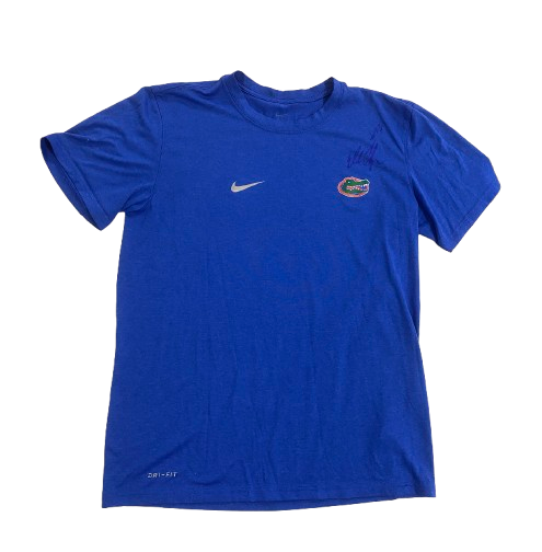 Elli McKissock Florida Volleyball SIGNED Team Issued Workout Shirt (Size S)