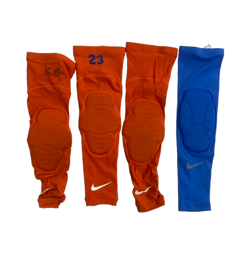 Elli McKissock Florida Volleyball SIGNED Team Issued Set of (4) Arm Sleeves - One with 