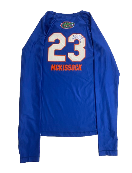 Elli McKissock Florida Volleyball SIGNED Game Worn Jersey (Size S)