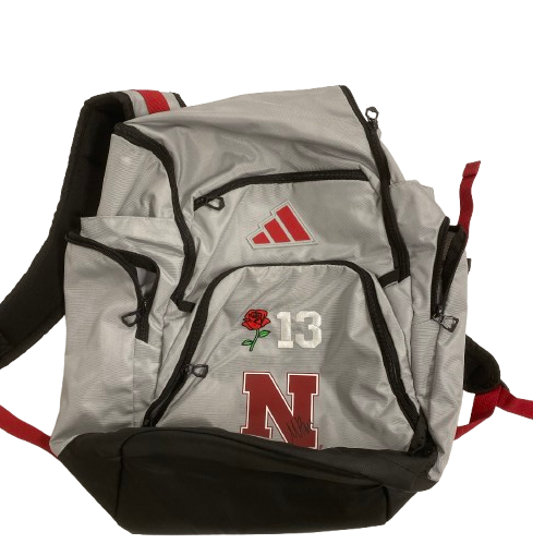 Merritt Beason Nebraska Volleyball SIGNED Player Exclusive Travel Backpack with 