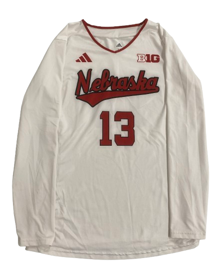 Merritt Beason Nebraska Volleyball SIGNED Game Worn Jersey (Size M)