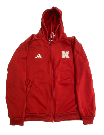Merritt Beason Nebraska Volleyball Team Issued Zip-Up Jacket (Size XL)