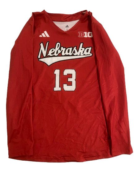 Merritt Beason Nebraska Volleyball SIGNED Game Worn Jersey (Size M)