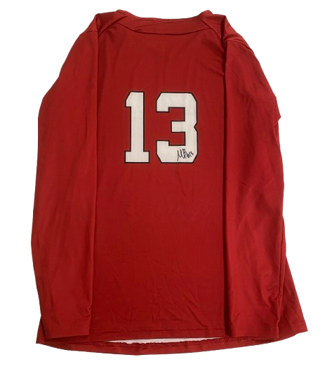 Merritt Beason Nebraska Volleyball SIGNED Game Worn Jersey (Size M)