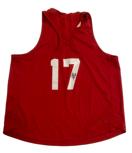 Merritt Beason Nebraska Beach Volleyball SIGNED Game Worn Jersey (Size L)