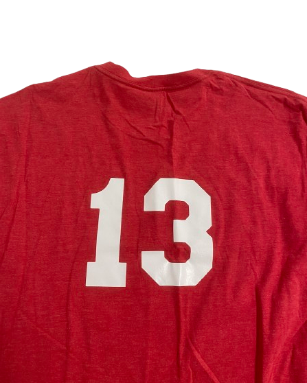 Merritt Beason Nebraska Volleyball SIGNED Player Exclusive Shirt with Number on Front & Back (Size XL)