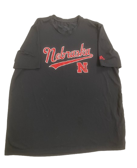 Merritt Beason Nebraska Volleyball SIGNED Player Exclusive Practice Shirt (Size XL)
