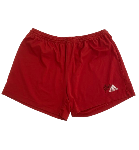 Merritt Beason Nebraska Volleyball SIGNED Team Issued Workout Shorts (Size L)