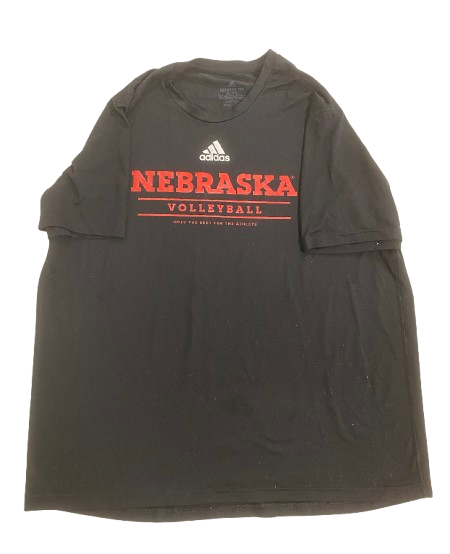 Merritt Beason Nebraska Volleyball Player Exclusive Practice Shirt (Size XL)