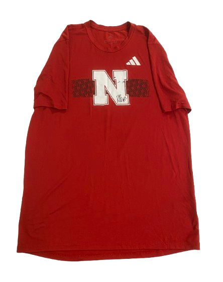 Merritt Beason Nebraska Volleyball SIGNED Player Exclusive Practice Shirt (Size LT)