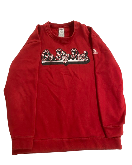 Merritt Beason Nebraska Volleyball Team Issued Crewneck Sweatshirt (Size XL)