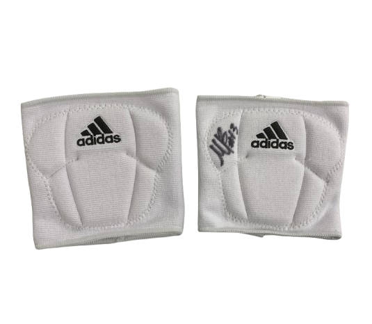 Merritt Beason Nebraska Volleyball SIGNED Set of (2) Knee Guards