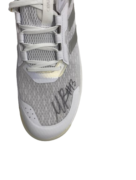 Merritt Beason Nebraska Volleyball SIGNED Team Issued Adidas Shoes (Size 12)