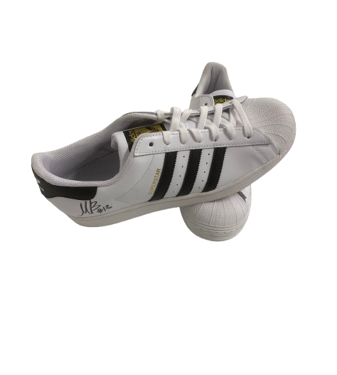Merritt Beason Nebraska Volleyball SIGNED Team Issued Adidas Shoes (Size 10)