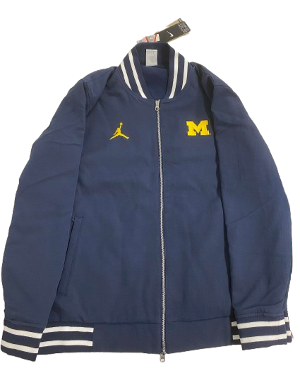 Alex Orji Michigan Football Player Exclusive PREMIUM On-Field Jacket (Size XL) - New with Tags