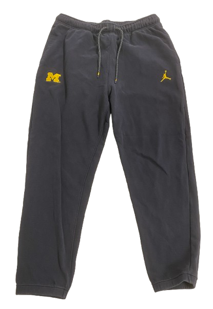 Alex Orji Michigan Football Player Exclusive Sweatpants (Size XXL)