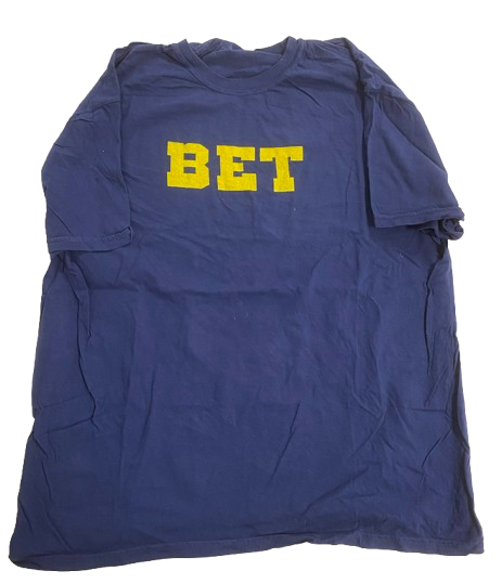 Alex Orji Michigan Football "BET" T-Shirt (Size XL)