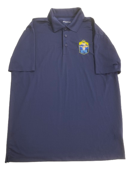 Alex Orji Michigan Football Player Exclusive "OUR STATE" Michigan Team Trip Polo Shirt (Size XL)