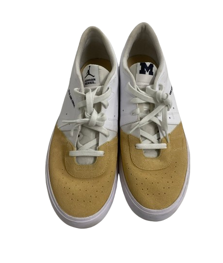 Alex Orji Michigan Football Player Exclusive "Dear Ann Arbor" Shoes (Size 14)