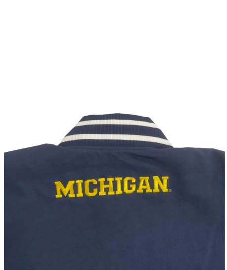 William Wagner Michigan Football Player Exclusive PREMIUM On-Field Jacket (Size XL)