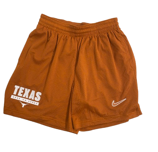 Keilan Robinson Texas Football Team Issued Workout Shorts (Size M) - New with Tags