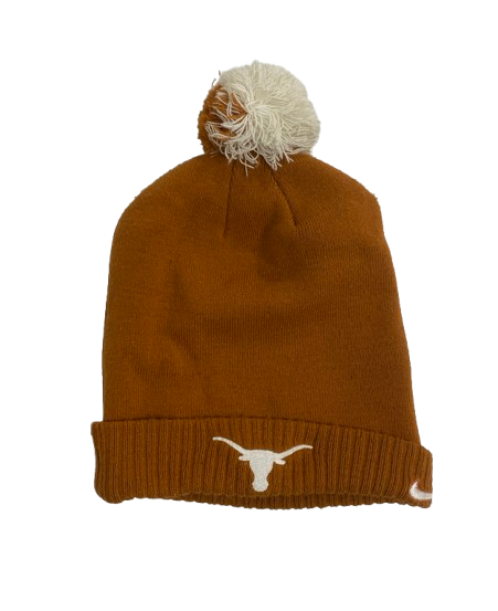 Keilan Robinson Texas Football Team Issued Beanie Hat